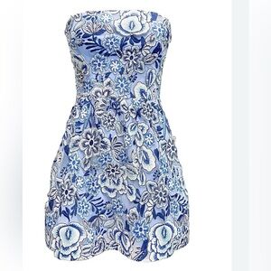 Marilyn Embroidered Strapless Minidress by Dress the Population